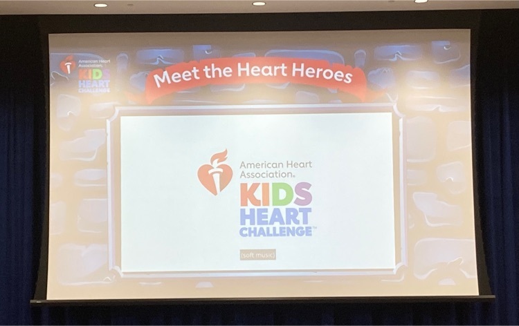 American Heart Association presented to our students today.