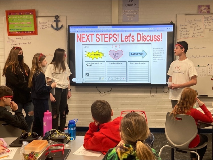 MSMS students presenting their lesson