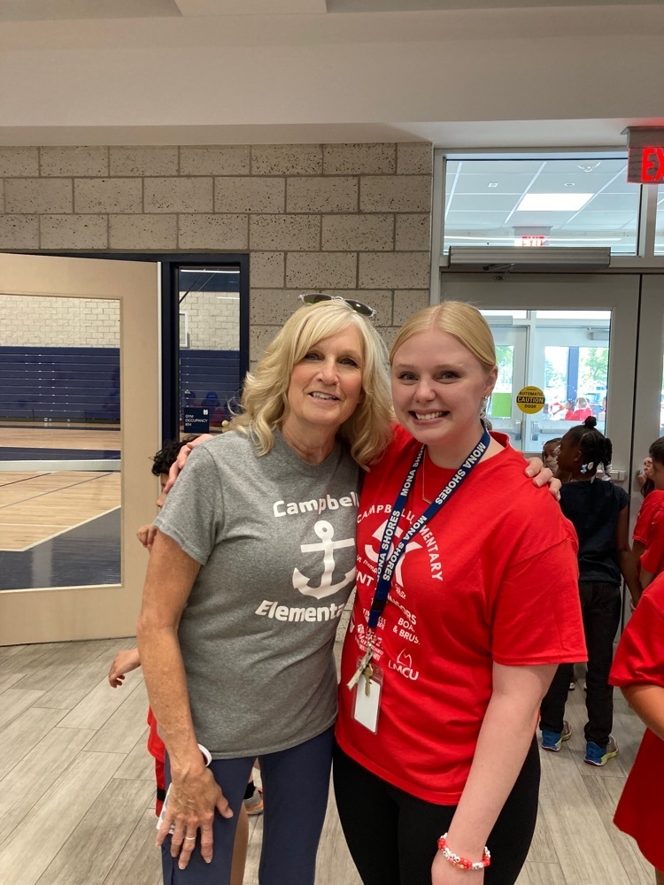 Ms. Weinrick and Mrs. Kozal enjoying field day