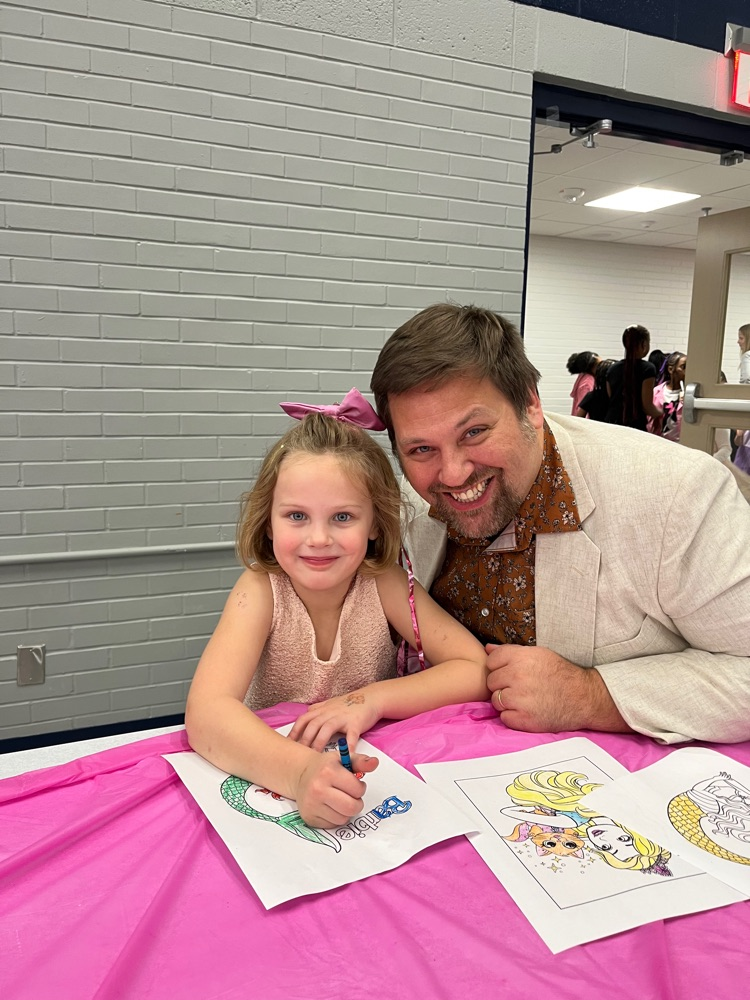 Coloring with dad